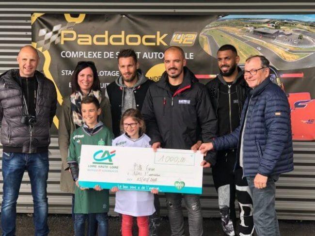 Deuxième journée au Paddock 42 pour Jessy Moulin et l'association Rêves
