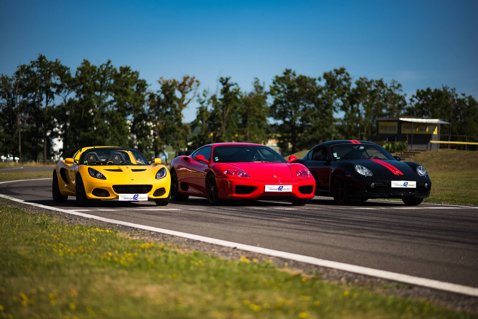 Lotus, Ferrari, Porsche