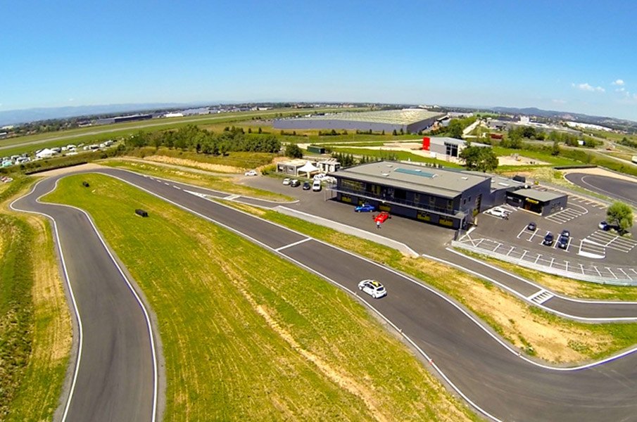 Vue aérienne circuit Paddock 42