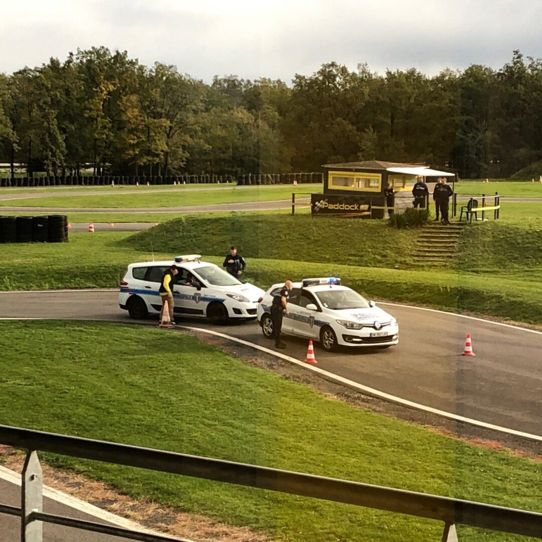 Journée de formation chez team pilotage 42 avec la police municipale