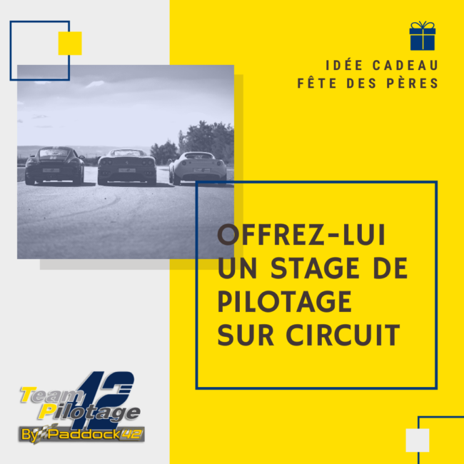 Stage de pilotage pour la fête des pères