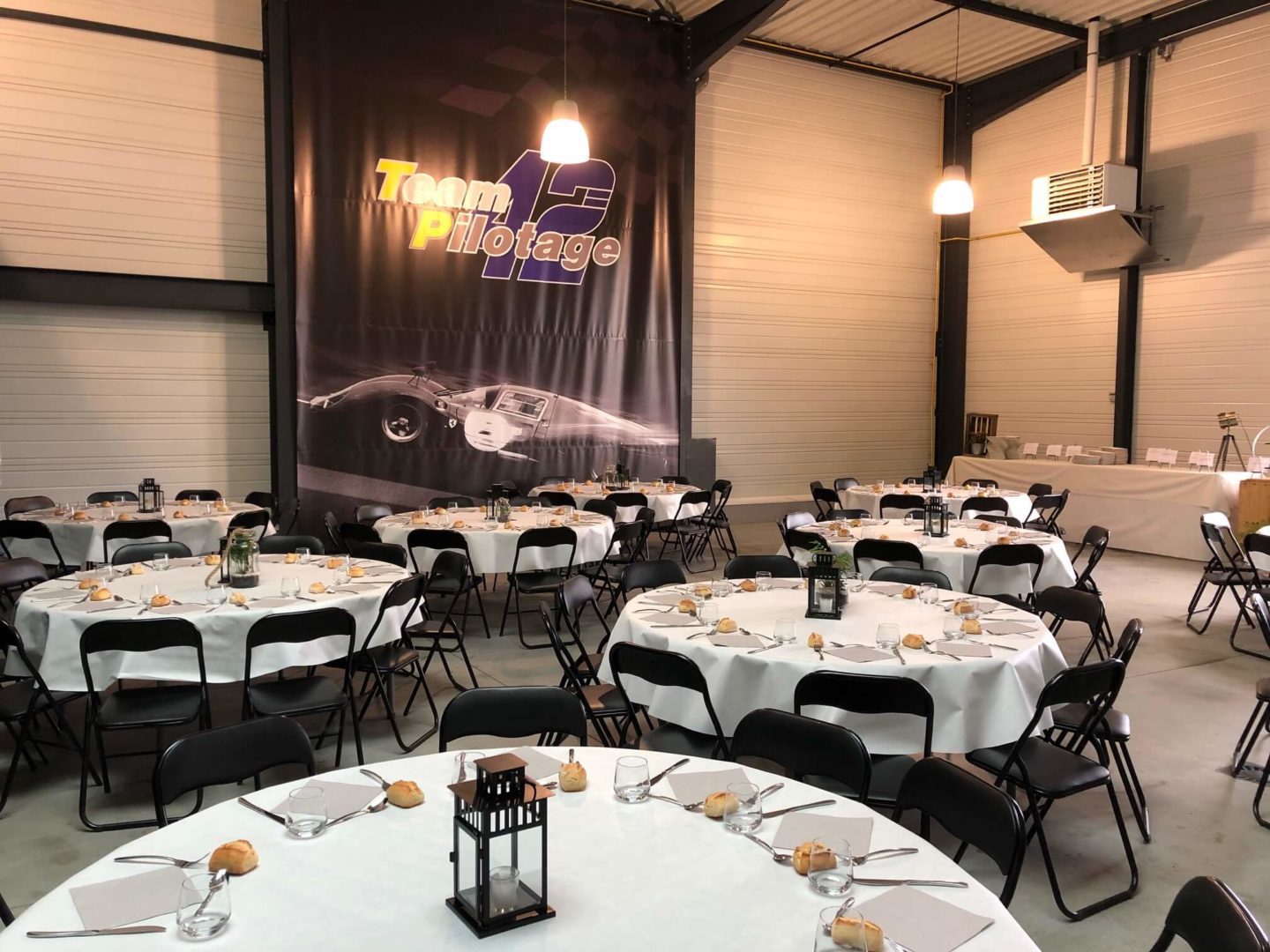 repas séminaire table